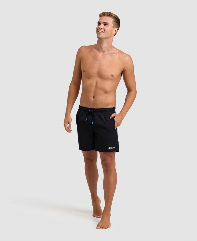 Short Arena Pro Beach Noir Doré Homme | SQB-07670766