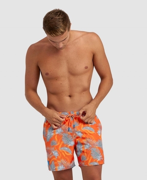 Short Arena Allover Beach Orange Grise Multicolore Homme | WOE-07662816