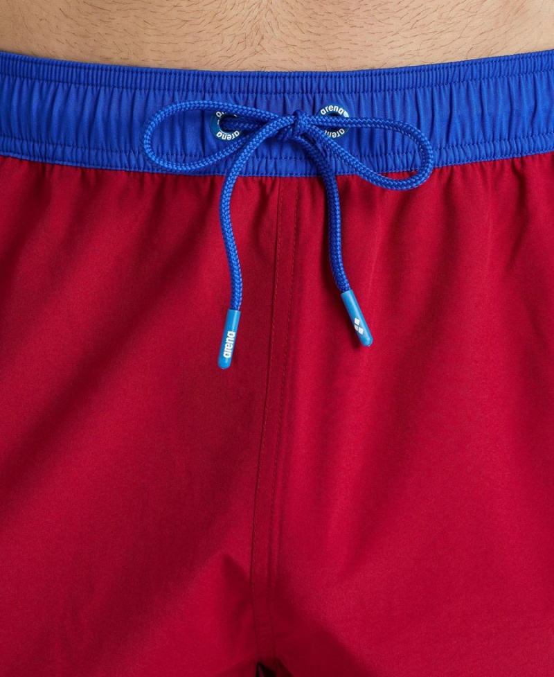 Short Arena Icons Team Stripe Bermuda Bordeaux Bleu Homme | JEC-76318482