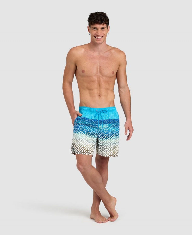 Short Arena Placed Beach Turquoise Homme | UNS-72945953