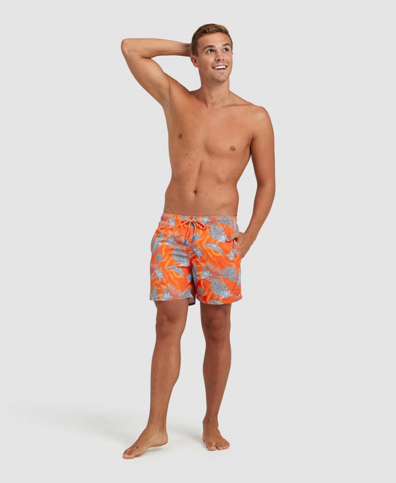 Short Arena Allover Beach Orange Grise Multicolore Homme | WOE-07662816