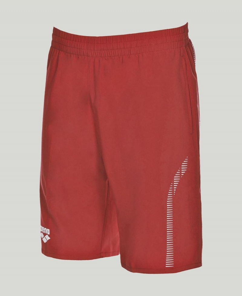 Short Arena Team Line Bermuda Rouge Homme | CAK-51529022