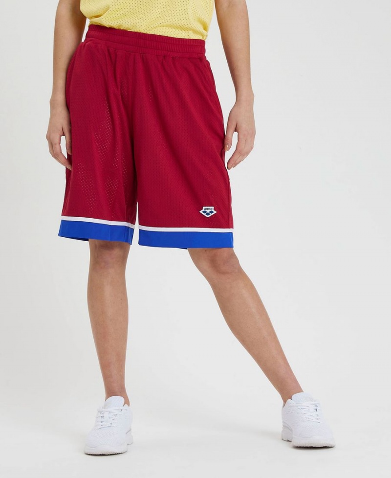 Short Arena Icons Reversible Bermuda Bordeaux Bleu Homme | OJP-92461938