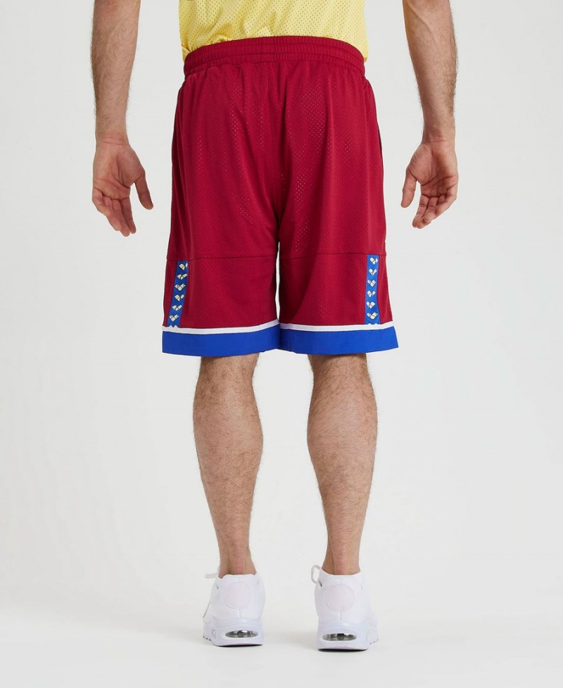 Short Arena Icons Reversible Bermuda Bordeaux Bleu Homme | OJP-92461938