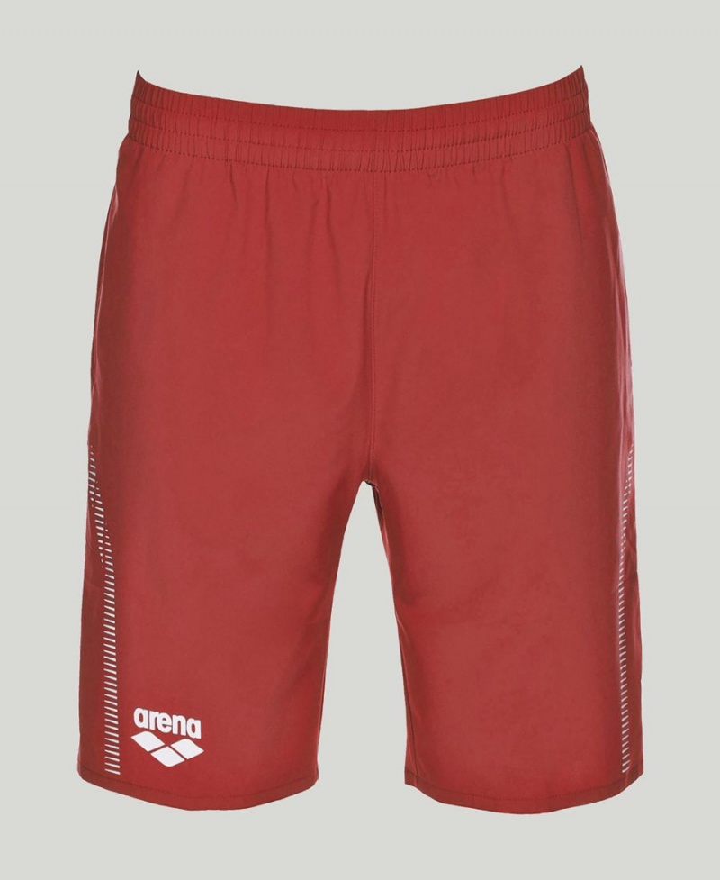 Short Arena Team Line Bermuda Rouge Homme | CAK-51529022