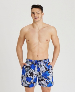 Short Arena Allover Print Beach Bleu Multicolore Homme | TEN-74460963