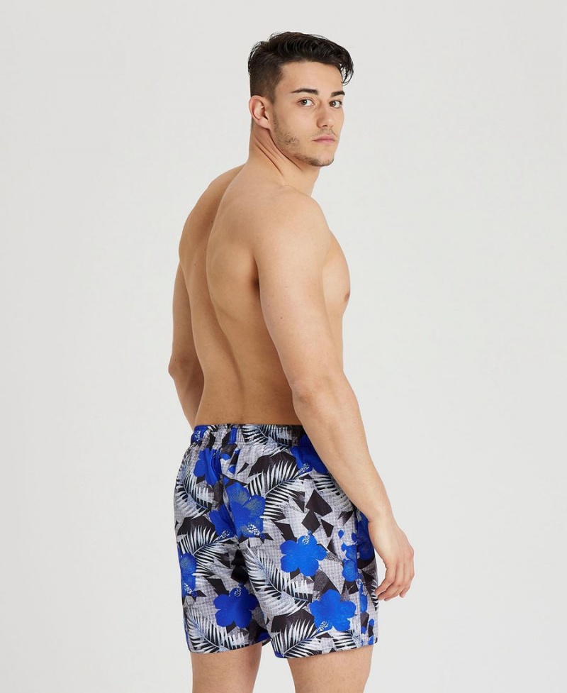 Short Arena Allover Print Beach Bleu Multicolore Homme | TEN-74460963