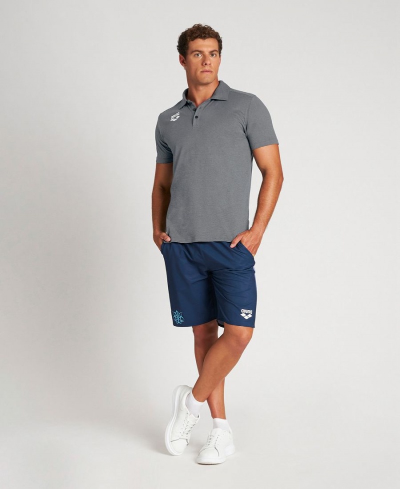 Polo Arena USA Tech Grise Homme | RMF-13926962