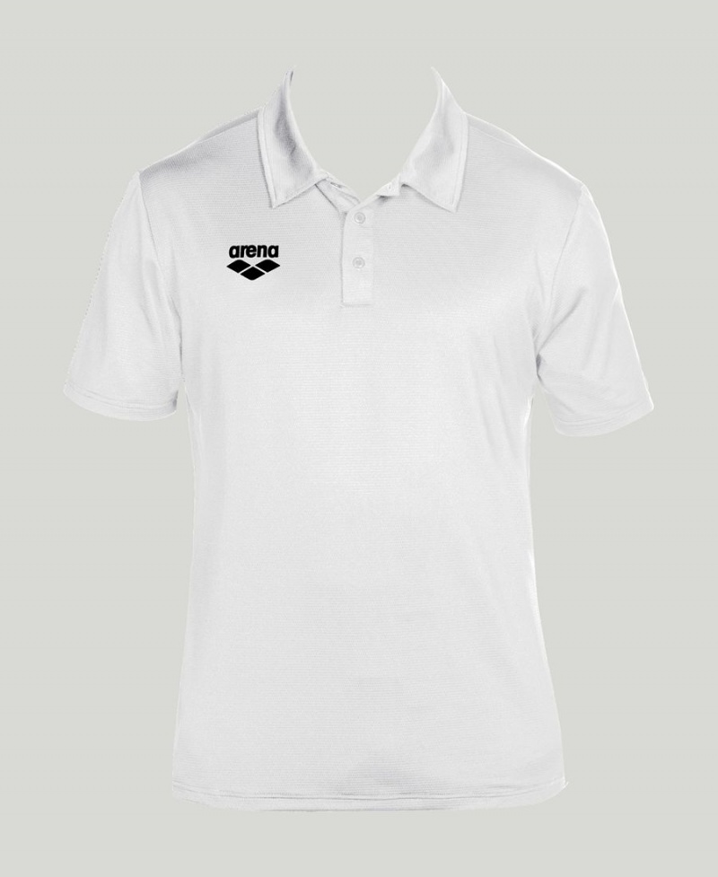 Polo Arena Team Line Tech Corta Sleeve Blanche Homme | PSG-65290223