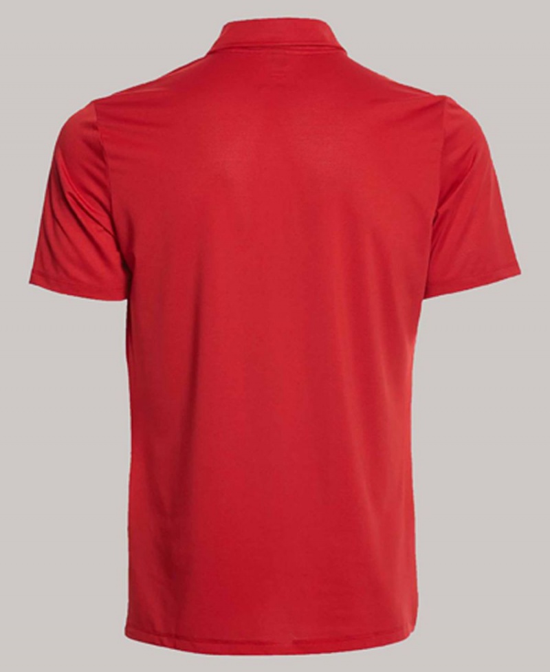 Polo Arena Team Line Tech Corta Sleeve Rouge Homme | DGX-84473151