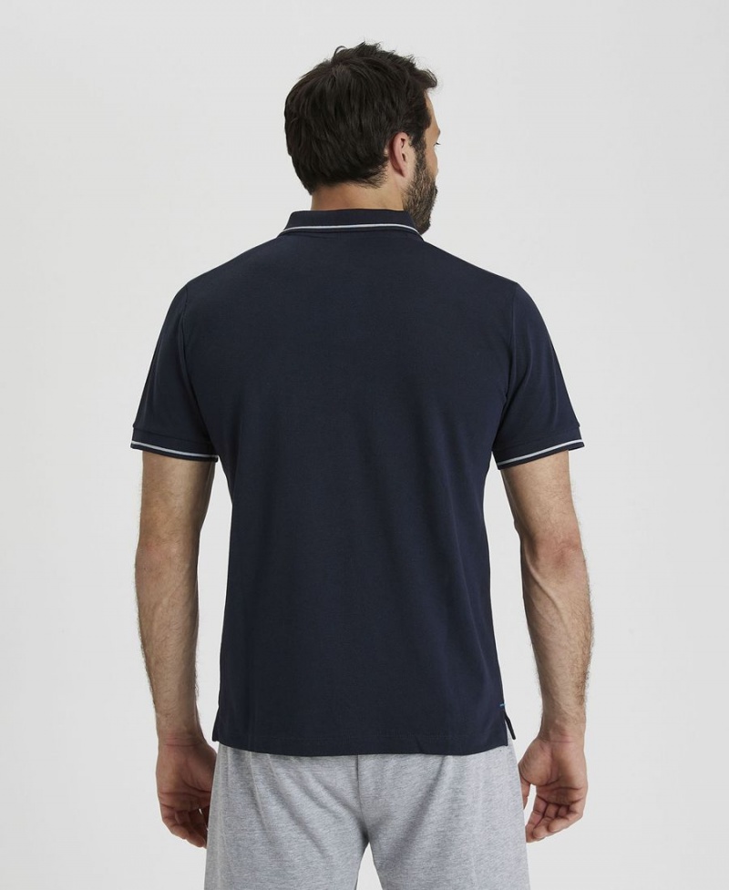 Polo Arena Team Solid Bleu Marine Homme | AII-65161621