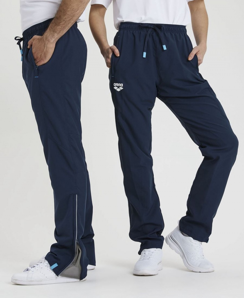 Pantalon Arena Team Sports Panel Bleu Marine Homme | JDU-96874839