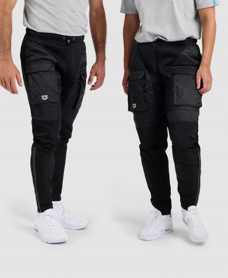 Pantalon Arena Team Half-Matelassé Noir Homme | EXI-40932288