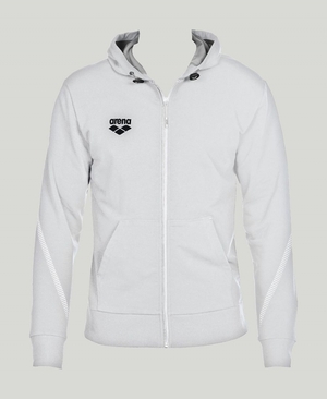 Veste Arena Team Line Encapuchonné Blanche Homme | XDD-30625492