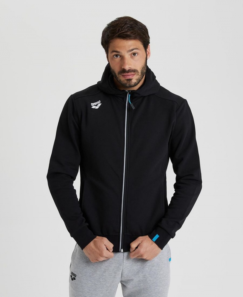 Veste Arena Team Encapuchonné Panel Noir Homme | PYU-52519768