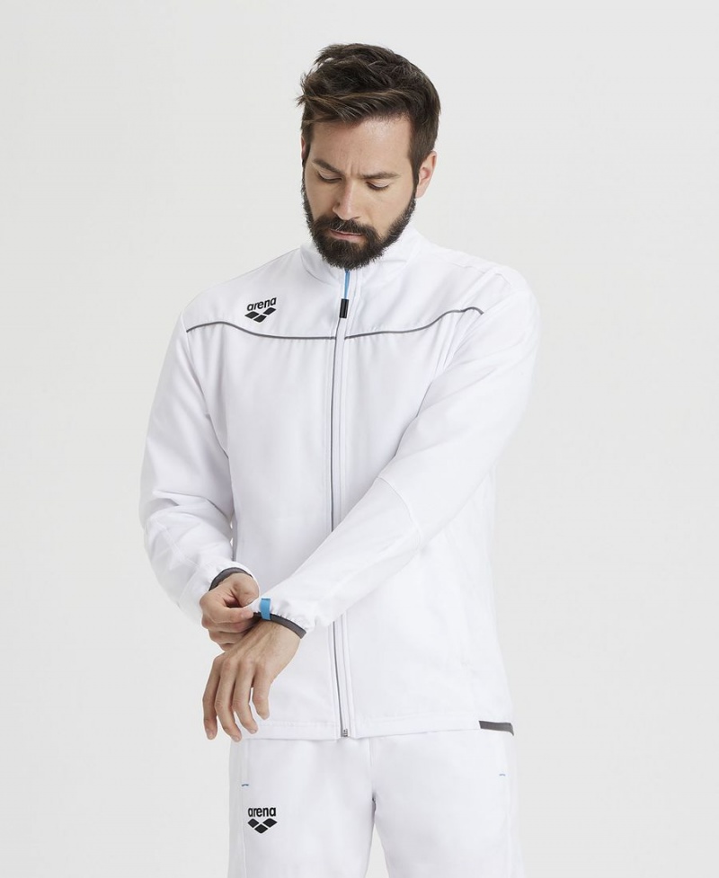 Veste Arena Team Sports Panel Blanche Homme | OFW-28288534