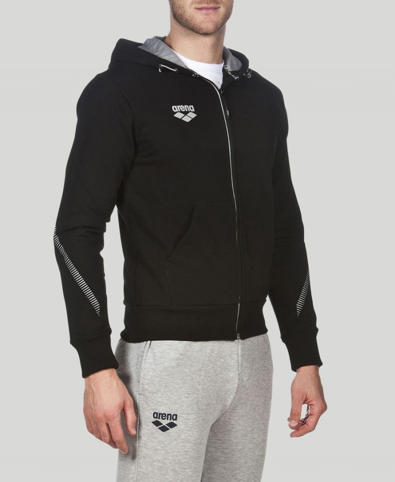 Veste Arena Team Line Encapuchonné Noir Homme | CXY-09088852