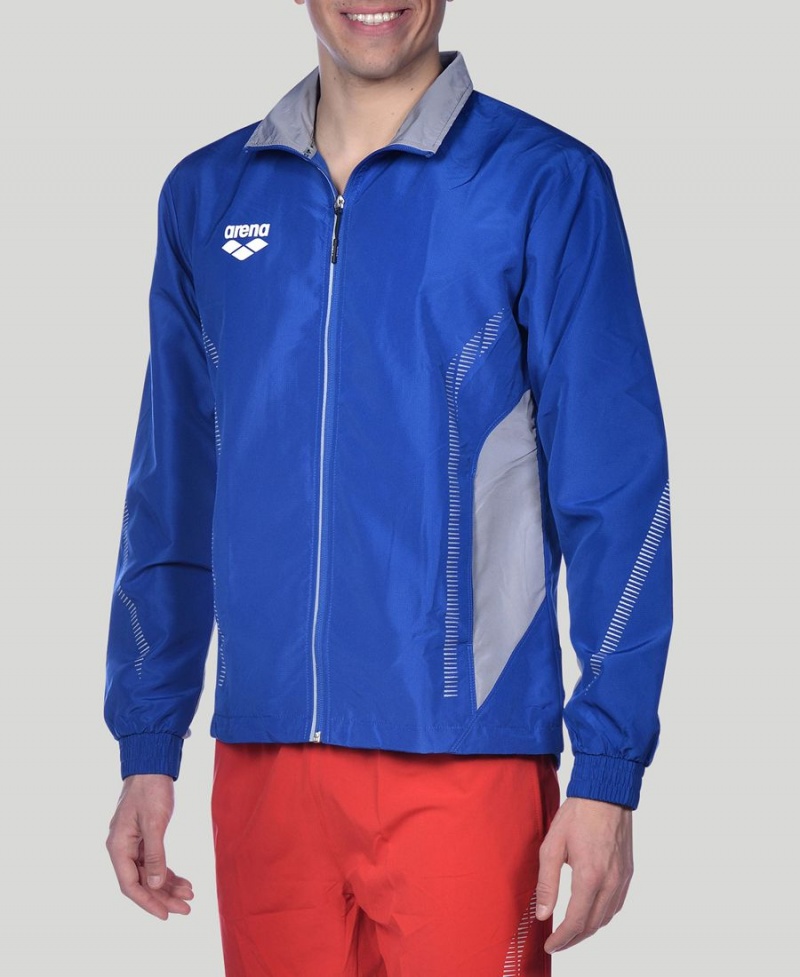 Veste Arena Team Line Warm-Up Bleu Homme | QKF-49672393