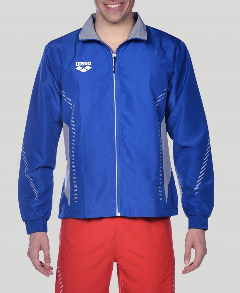 Veste Arena Team Line Warm-Up Bleu Homme | QKF-49672393