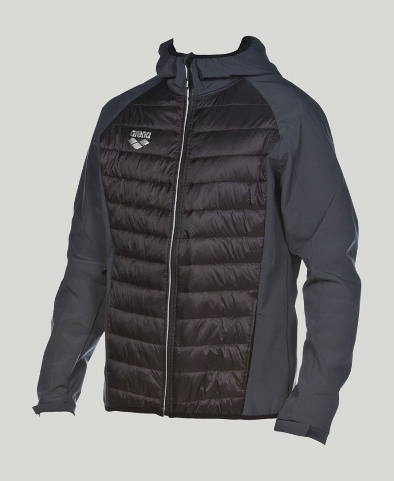 Veste Arena Team LIne Thermal Noir Grise Homme | XNW-66232328