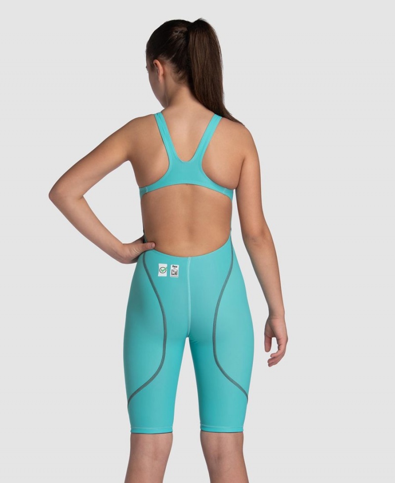 Combinaison Natation Arena Powerskin ST Next Eco Open Back Junior Bleu Fille | NRS-67418825