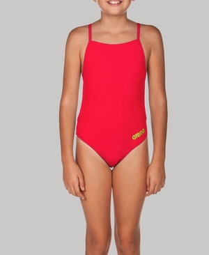 Maillot de Bain Arena Mast Youth Light Tech Back Rouge Fille | AFH-86600865