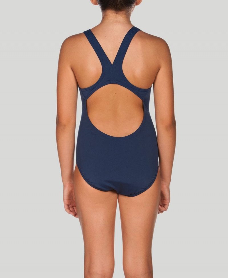 Maillot de Bain Arena Madison Youth Swim Pro Back Bleu Marine Fille | GAR-79684555