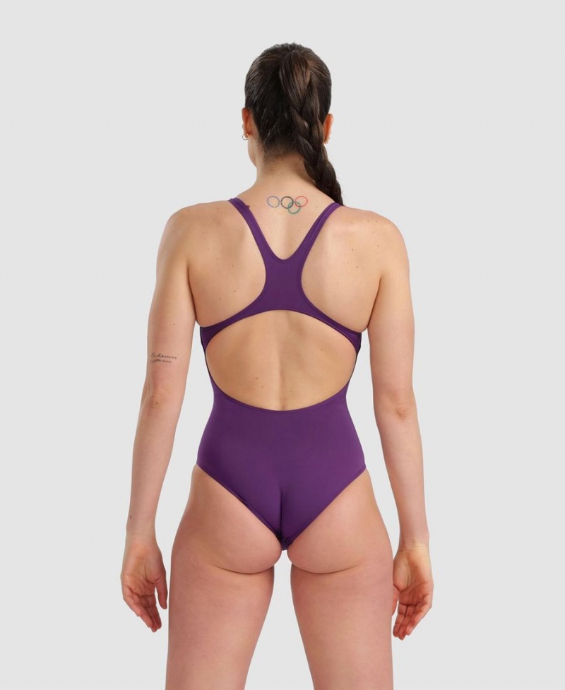 Maillot de Bain Arena Team Swim Pro Solid Violette Fille | BYJ-97543051