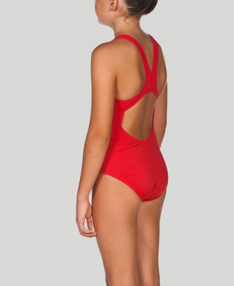 Maillot de Bain Arena Madison Youth Swim Pro Back Rouge Fille | FSE-48282151