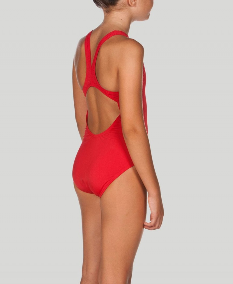 Maillot de Bain Arena Madison Youth Swim Pro Back Rouge Fille | FSE-48282151