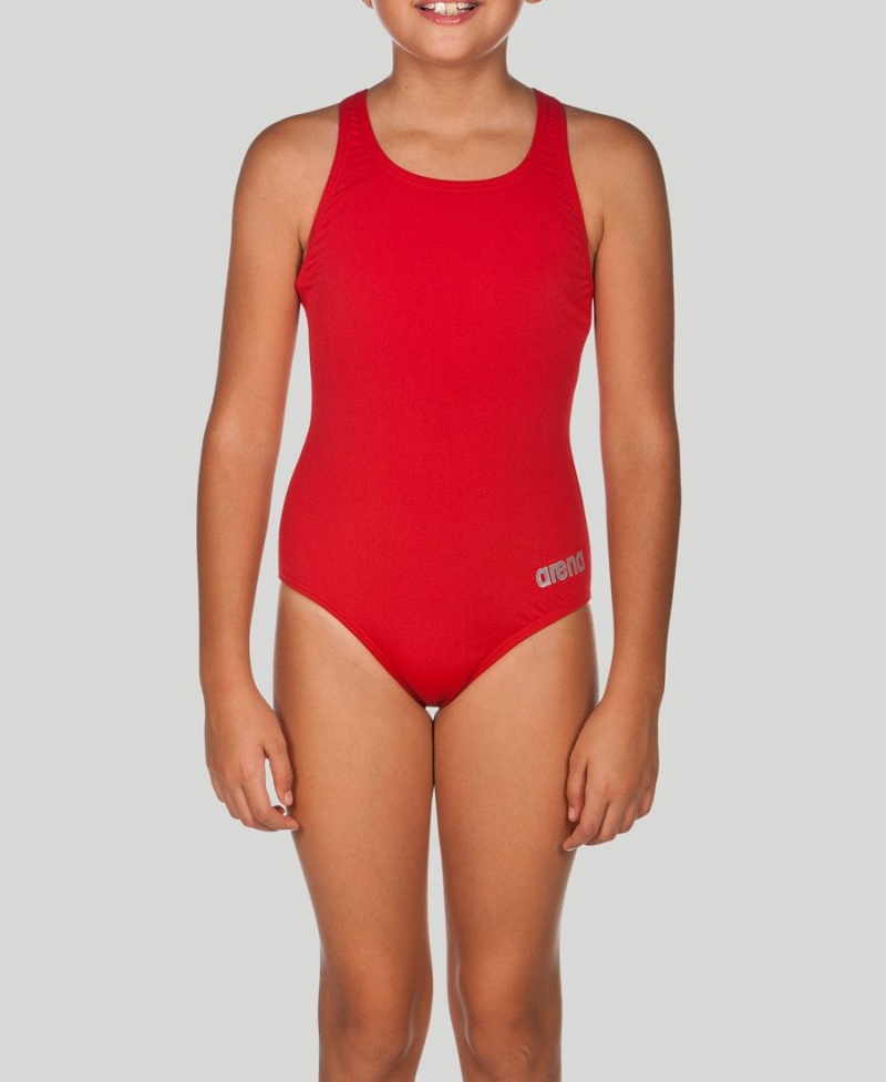 Maillot de Bain Arena Madison Youth Swim Pro Back Rouge Fille | FSE-48282151