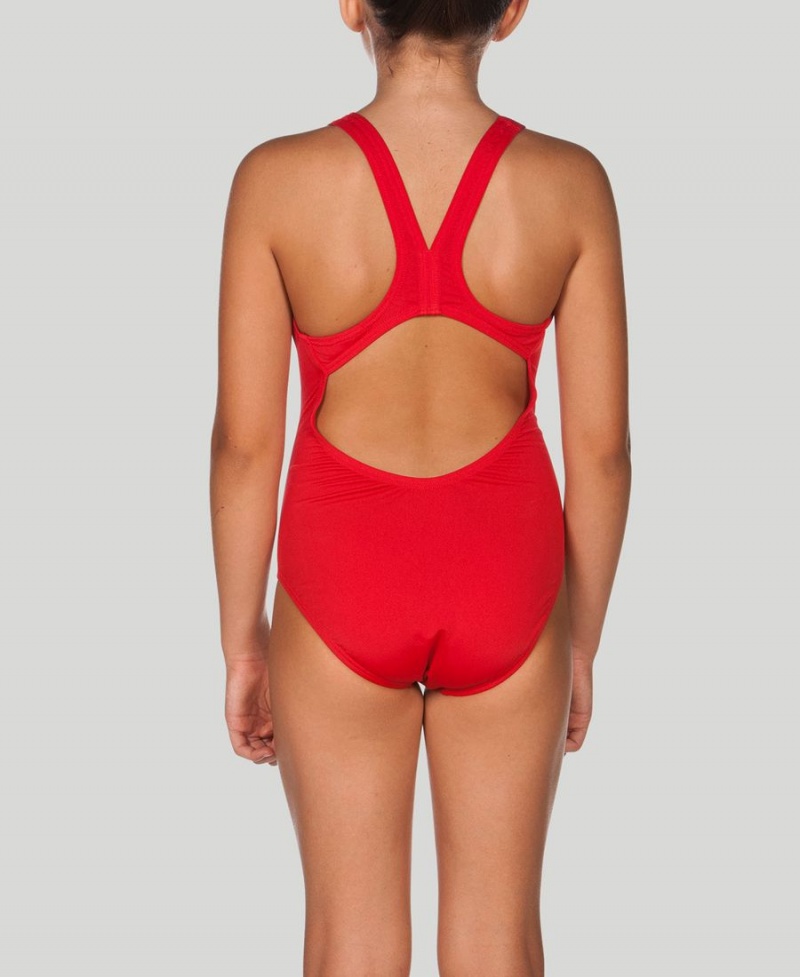 Maillot de Bain Arena Madison Youth Swim Pro Back Rouge Fille | FSE-48282151