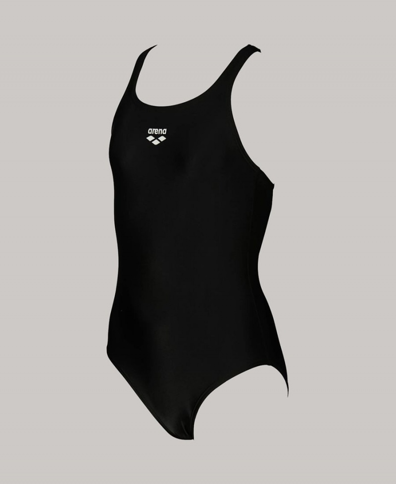 Maillot de Bain Arena LTS Jr Pro Back Noir Fille | LFZ-36786486