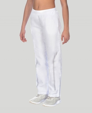 Pantalon Arena Youth Team Line Warm-Up Blanche Fille | MED-62462166