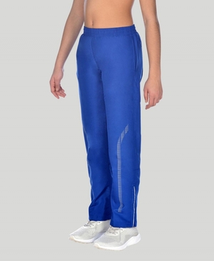 Pantalon Arena Youth Team Line Warm-Up Bleu Fille | JKM-04728434