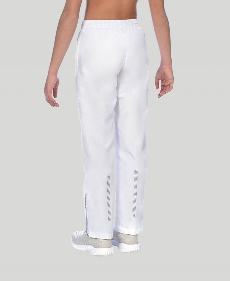 Pantalon Arena Youth Team Line Warm-Up Blanche Fille | MED-62462166