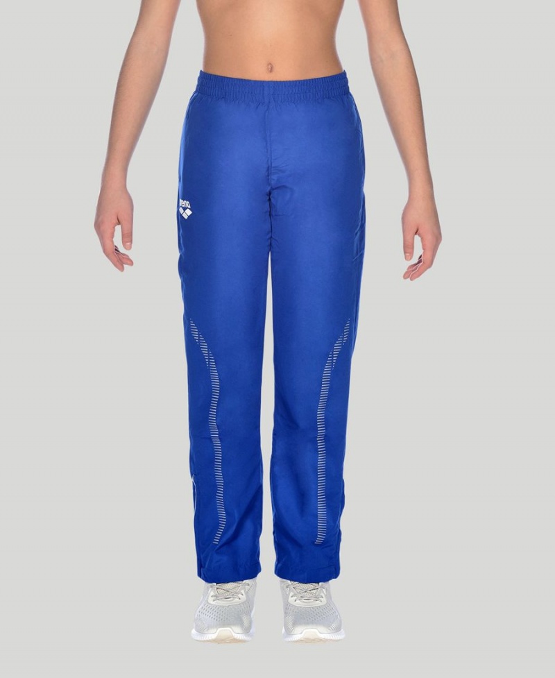 Pantalon Arena Youth Team Line Warm-Up Bleu Fille | JKM-04728434