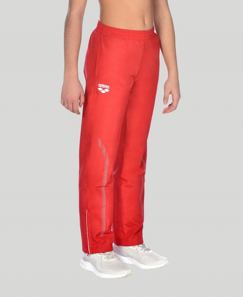 Pantalon Arena Youth Team Line Warm-Up Rouge Fille | DGK-00069339