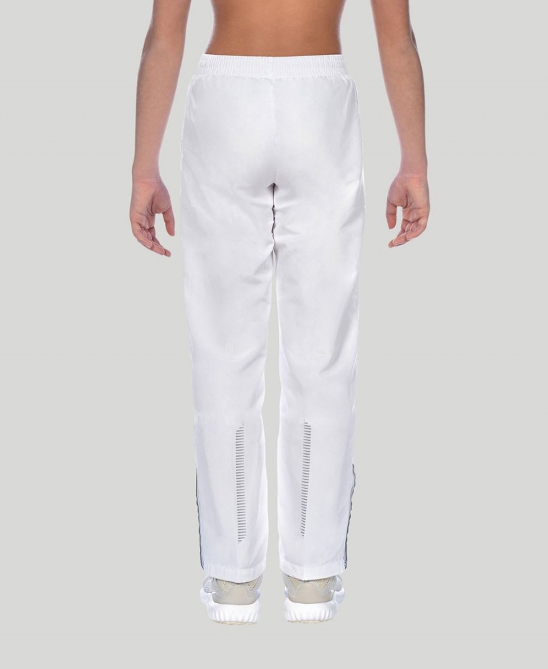 Pantalon Arena Youth Team Line Warm-Up Blanche Fille | MED-62462166