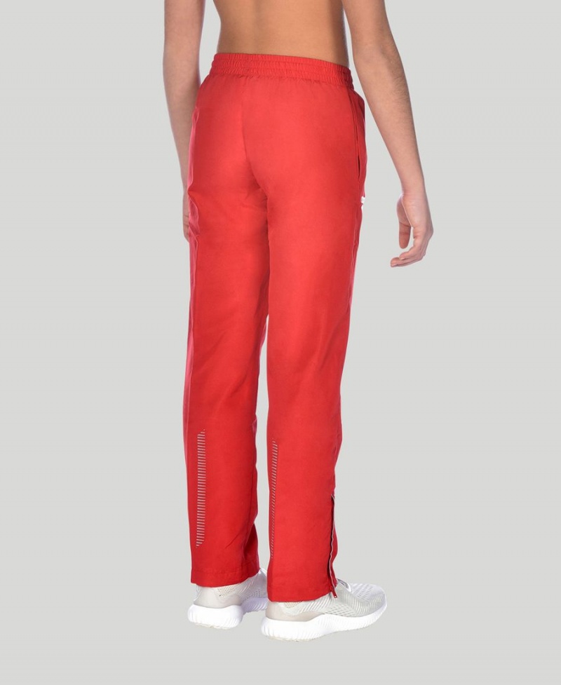 Pantalon Arena Youth Team Line Warm-Up Rouge Fille | DGK-00069339