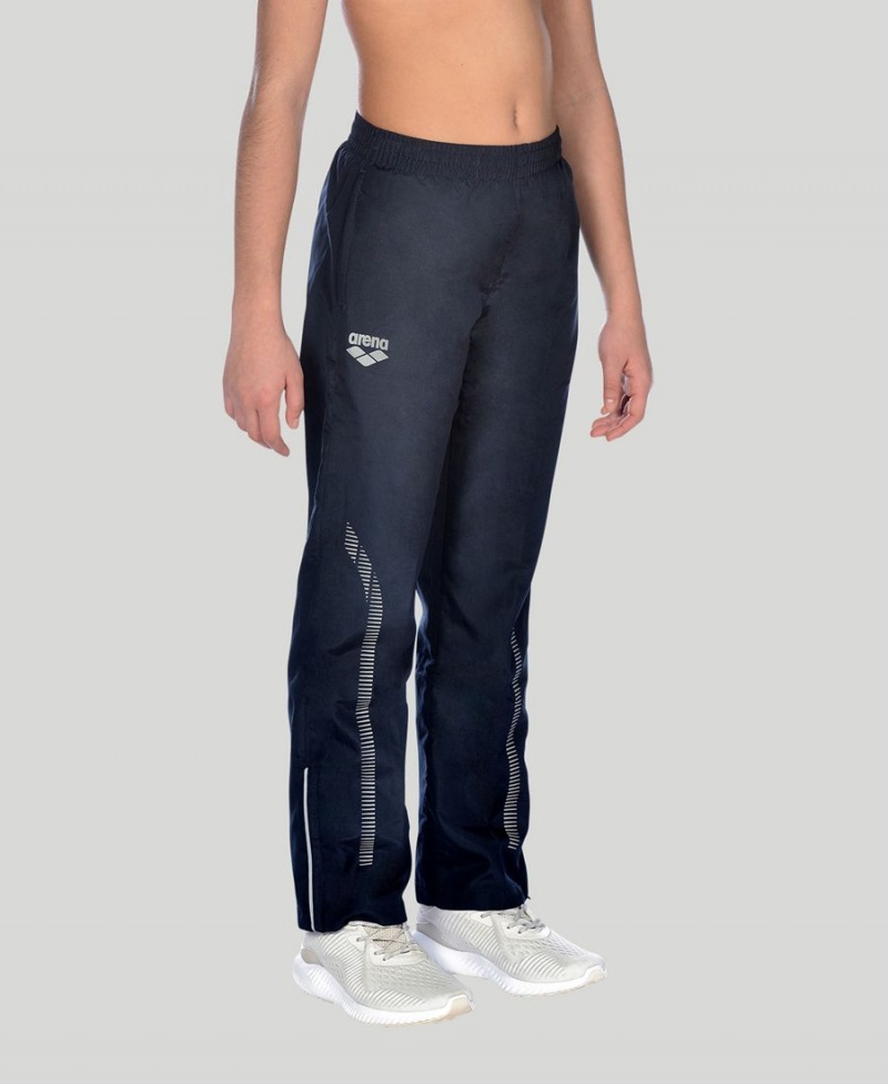 Pantalon Arena Youth Team Line Warm-Up Bleu Marine Fille | SND-45727782