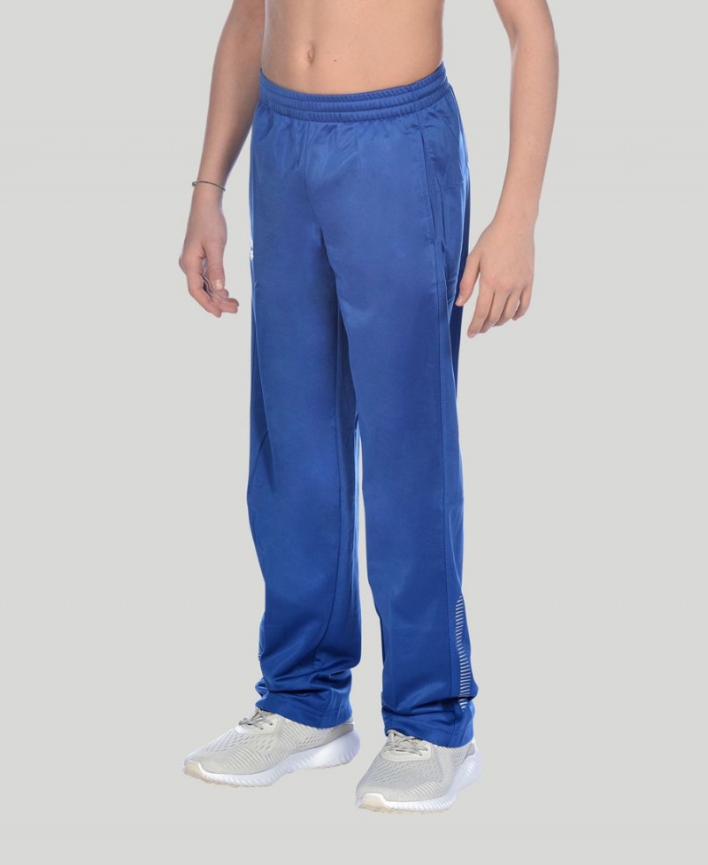 Pantalon Arena Youth Team Line Tricoté Poly Bleu Fille | MOR-48382561