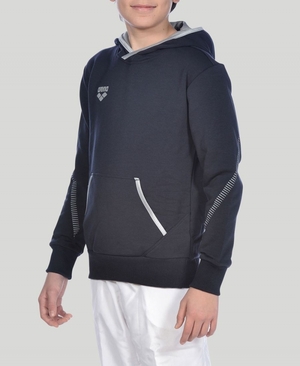 Sweat a Capuche Arena Youth Team Line Long Sleeve Bleu Marine Fille | SXN-60291341