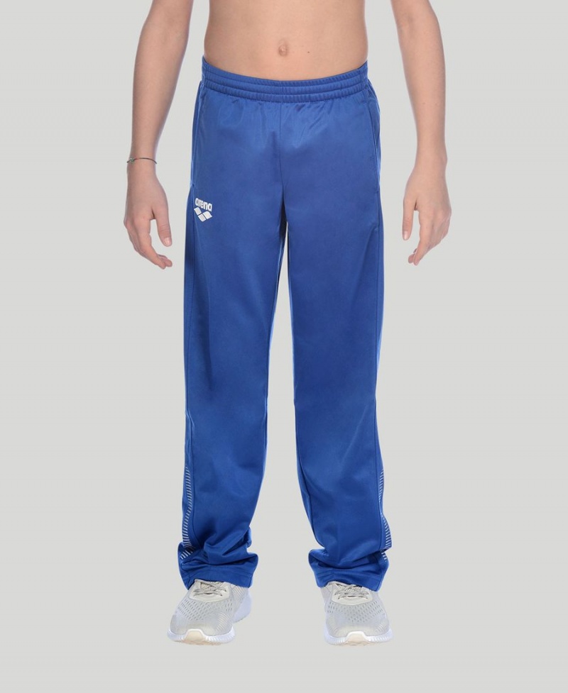 Pantalon Arena Youth Team Line Tricoté Poly Bleu Fille | MOR-48382561