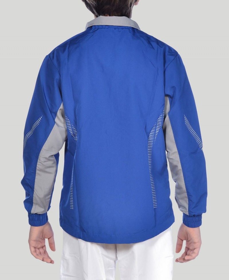 Veste Arena Youth Team Line Warm-Up Bleu Fille | VAN-07204084