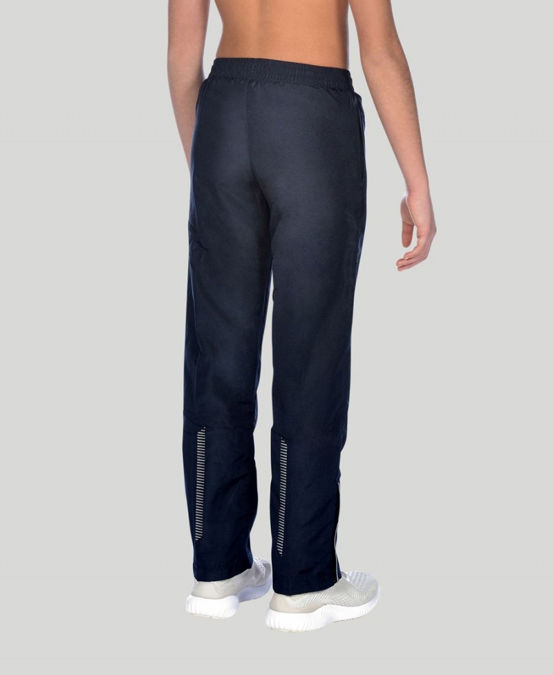 Pantalon Arena Youth Team Line Warm-Up Bleu Marine Gar?on | XTO-07329596