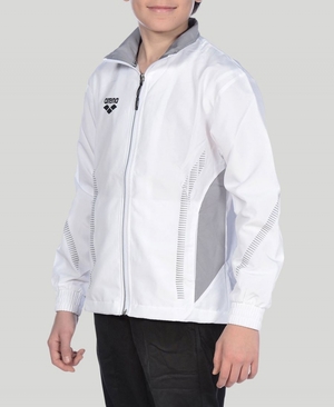 Veste Arena Youth Team Line Warm-Up Blanche Gar?on | WGY-98301890