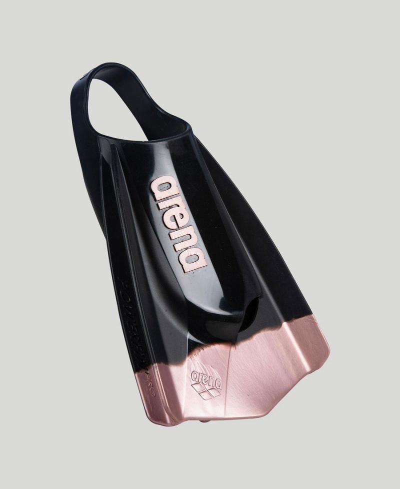 Palmes Arena Powerfin Pro Team Colors Noir Rose | ZUK-08748375