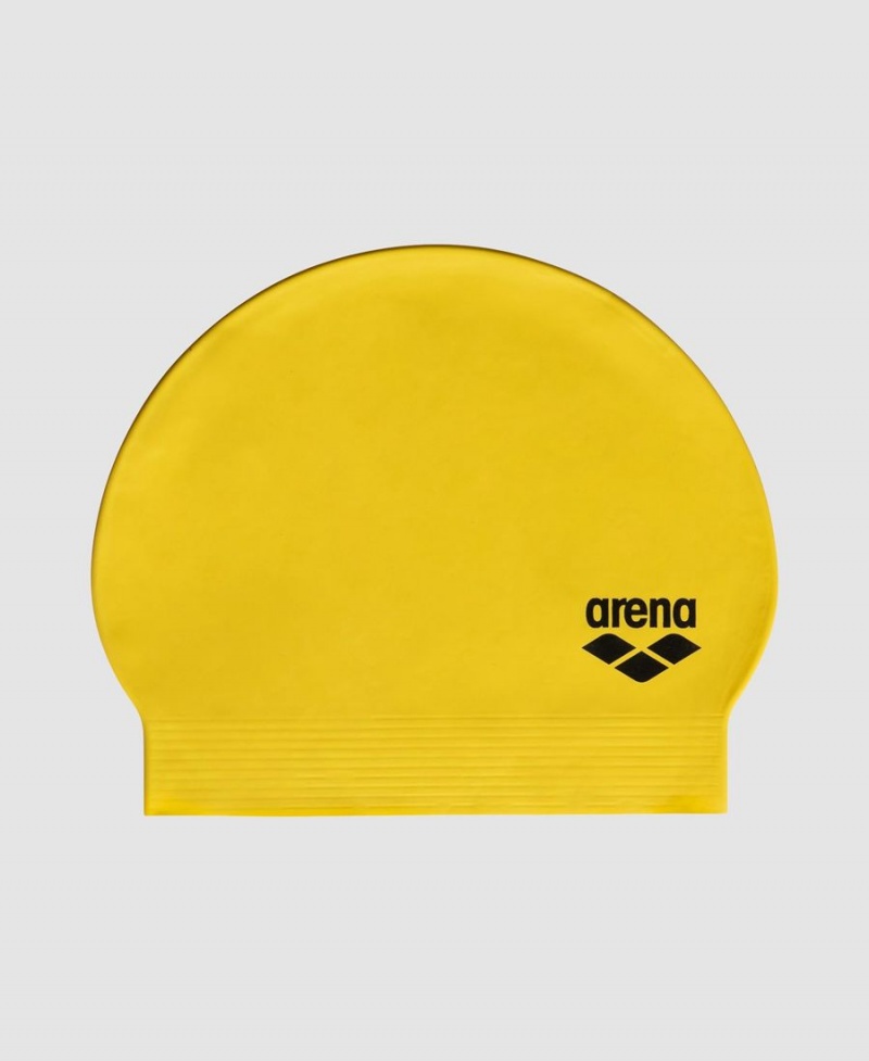 Bonnet de Bain Arena Soft Latex Jaune | HAU-05535353