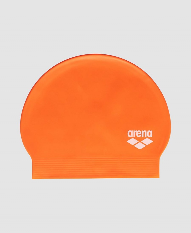 Bonnet de Bain Arena Soft Latex Orange | BWI-11277831